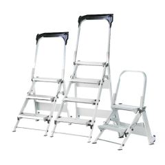 Aluminium Tilt & Pull Folding Steps - Group
