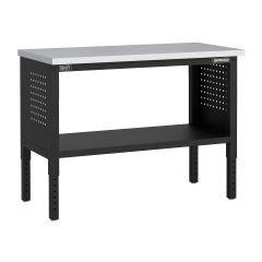 Superline PRO® Modular Adjustable Height Workbench with Stainless Steel Worktop 1265mm