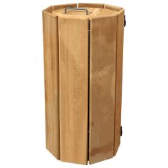 Avebury Octagonal Wooden Litter Bins - 100 Litre