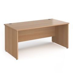 Contract 25 Panel End Straight Desk - Beech