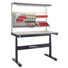 Binary Electric Height Adjustable Workbench - Laminate Worktop