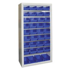 Armour Container Cupboard with 36 Medium Bins