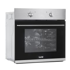 Baridi Integrated Fan-Assisted Electric Oven 60cm 55L Capacity - Black/Stainless Steel