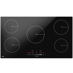 Baridi Integrated Induction Hob with 5 Cooking Zones 90cm 9300W Output
