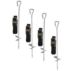 Dellonda Trampoline Anchor Kit 4pc