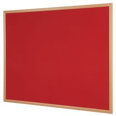 Eco-Friendly Noticeboard  with Light Oak Effect frame