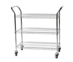 ESD Chrome Wire Trolley