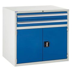 900 Euroslide Cabinet - 2 Drawer & Double Cupboard