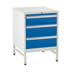 600 Euroslide Cabinets on Stands - 3 Drawers.