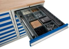 40540382: 600 Cabinet Drawer Divider inserts for use with all Euroslide Drawers.