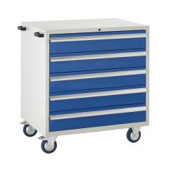 900 Euroslide Mobile Cabinets - 5 Drawers