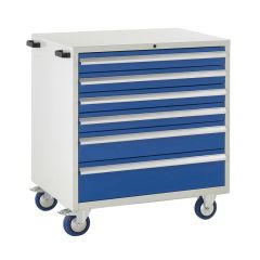 900 Euroslide Mobile Cabinets - 6 Drawers.