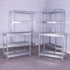 TUFF Galvanised Shelving Bundle