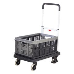 GI393Y Platform Trolley with 1 Removable Folding Box 