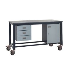 Heavy Duty Mobile Workbench Kit 1 - 3 Drawer - Laminate