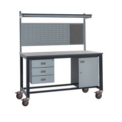 Heavy Duty Mobile Workbench Kit 2 - 3 Drawer - Laminate