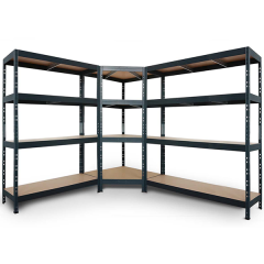 TUFF Garage Shelving - Combination of W1200 & W1500 with Corner Shelving Unit