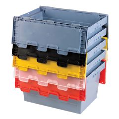 MB Containers with Hinged coloured Lids