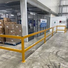 Segregates walkways easily to protect pedestrians