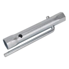 Long Reach Double End Spark Plug Box Spanner with L-Bar 17/21mm
