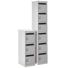 240 Series Mail Box Locker - 3 and 6 Lockers - Grey