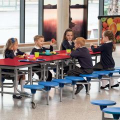 16 Seat Mobile Folding Table Seat Units
