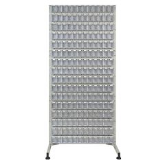 Rhino Tilt Bin Kits with Louvre Racks - Single Sided - Kit A