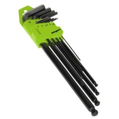 Siegen Extra-Long Ball-End Hex Key Set 9pc