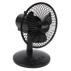 3-Speed Oscillating USB Desk Fan 6"