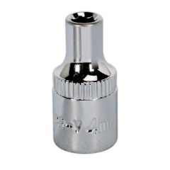 Premier Fully Polished Socket 1/4"Sq Drive 4mm