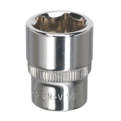 Premier Fully Polished Socket 1/4"Sq Drive 14mm