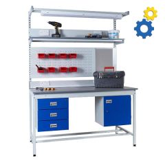 Square Tube Industrial Workbenches - 500kg UDL 
