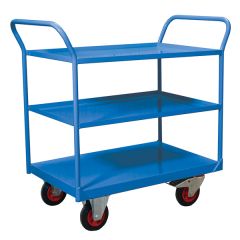 Steel Shelf Trucks Blue