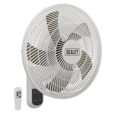 3-Speed Wall Fan with Remote Control 18" 230V