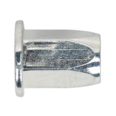 Full Hex Threaded Insert (Rivet Nut) M6 Standard Flange - Pack of 50