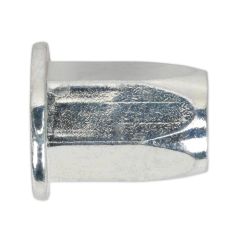 Full Hex Threaded Insert (Rivet Nut) M8 Standard Flange - Pack of 50
