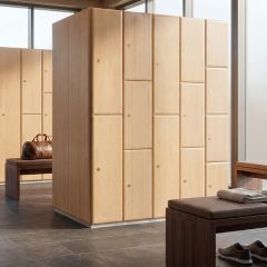 Timber Effect Laminate Lockers