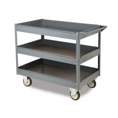 3 Shelf Toptruck Steel Shelf Trolley 250kg