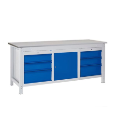 TUFF Heavy Duty Storage Workbench - Triple Storage