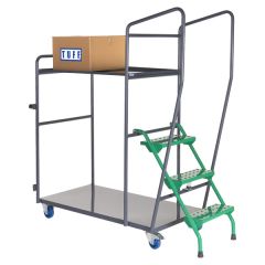 TUFF Order Picking Trolley - 2 Shelf