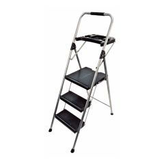 Werner Sure Grip Comfort Step Stool with Tool Tray 3 Step