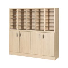 Pigeon Holes with Cupboard - 30 Spaces