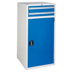 XL 2 Drawers & Cupboard - W600mm - Blue