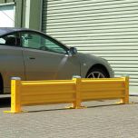 Steel Barrier System - In Use