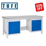 TUFF Heavy Duty Storage Workbench - 2 Cupboards - 30% off