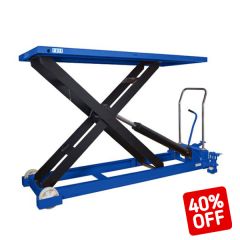 TUFF 1000kg Scissor Lift Trolley - 40% off Sale