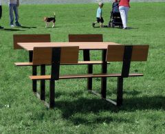Picnic Table with Backrests