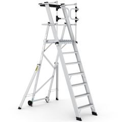 Climb-It Large Platform Folding Steps with Safety Gates