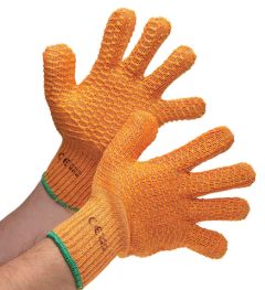 Yellow Criss Cross Gloves