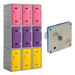 Fortis 600 Coin Plastic Lockers 